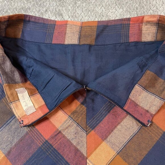 Altard State Womens Plaid A-Line Skirt Size L 100% Cotton Multicolor - Picture 5 of 6